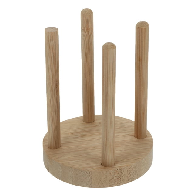 Dispensador de vasos de baño, portavasos de bambú, organizador de vasos desechables de madera, portavasos de papel desechables para encimera de lavabo de baño