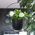 thumbnail image 3 of Hanging Flower Pot Holder,Balcony Hanging Railing Planters Basket Metal Plant Pot Holder(Style 1), 3 of 5