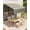 Grey, variant on Manual Retractable Patio Awning - Waterproof, Fade & Tear Resistant 280g/m² Polyester - Sturdy Aluminum Frame, Crank Handle - Sun Shade for Deck, Porch, Balcony, Garden, Outdoor Dining