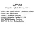 thumbnail image 2 of Transit Auto Rear Brake Drum Shoes and Spring Kit for Car Jeep Patriot Compass Dodge Caliber Chrysler Sebring Avenger K8N-100382, 2 of 11