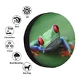 thumbnail image 4 of Naloa Red-Eyed Tree Frog-1 PVC Leather Spare Tire Wheel Cover Spare Tire Cover, for Car Truck SUV Camper Trailer Universal Fit(14-17in)-16 inch, 4 of 6