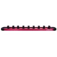 thumbnail image 2 of STEELMAN 60731 3/8-Inch Drive 9-Socket Magentic Aluminum Storage Rail, 2 of 3