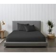 thumbnail image 4 of 25-INCH EXTRA DEEP POCKETS - Pure Organic Cotton Sheets - Full Size, Elephant Grey Color, Bedsheet 1000-Thread-Count, 4 of 7