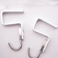 thumbnail image 4 of Gancho sin clavos de aleación de aluminio para espacio de escritorio para estudiantes, paquete de 2 ganchos para bolsas de oficina (2,6 cm/1,02 pulgadas, apto para placa de 2,5 cm/0,98 pulga, 4 of 5