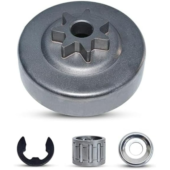 3/8"‑7T Clutch Drum, Sprocket & Bearing Kit — Replacement for Stihl MS311 MS391 Chainsaws, Replaces 1140 640 2000, Durable Drive Assembly for Logging & Firewood Cutting