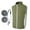 Army Green, variant on Joernso Air Conditioning Clothing Sleeveless Stand Collar Zipper Camouflage Print Fan Cooling Vest for Outdoor
