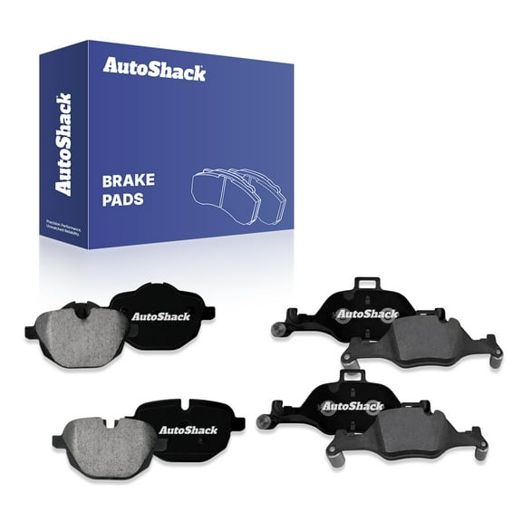 AutoShack Front & Rear Premium Ceramic Brake Pads | Replacement for 2017-2020 BMW 530i 2017-2020 BMW 530i xDrive | 8-PC