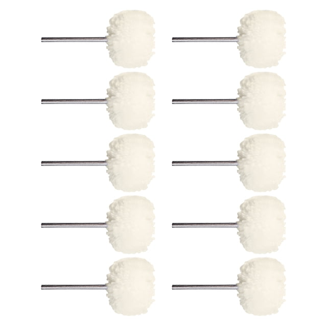Riwesomey Juego de ruedas pulidoras fáciles de pulir para varias superficies, 10 pack/lote, hechas con poliéster seguro Kits y herramientas para tallar albaricoque