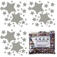 thumbnail image 2 of Confetti Mix - Galaxy Stars Silver - Half Pound (8 oz) - CCL8909, 2 of 8