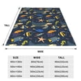 thumbnail image 3 of Sikiie Undersea Animals Ultra-Soft Micro flannel Blanket Luxury All Seasons Warm Blanket for Bedding Sofa and Travel (4 sizes)-40"x30", 3 of 7