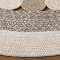 thumbnail image 3 of Safavieh Braided Haven Geometric Reversible Area Rug, Beige/Ivory, 5' x 5' Round, 3 of 7