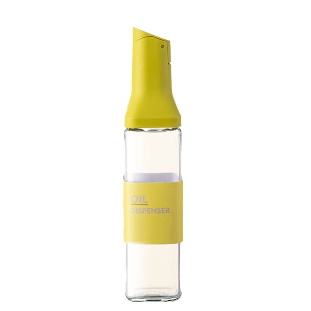 Dispensador de aceite y vinagre de 16,9 oz/500 ml - Dispensador de aceite de vidrio con pico antigoteo - Dispensador de aceite de cocina con tapa de vertido automático