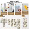 thumbnail image 6 of Sage Green Christmas Window Privacy Film, Rustic Pine Cones Xmas Botanical Static Cling UV Sun Blocking Heat Control Window Tint, Non-Adhesive One Way Windows Privacy Cover 19.6''x39.3'', 6 of 7