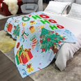 thumbnail image 6 of Christmas Fleece Throw Blanket Holiday Blanket Fuzzy Warm Cozy Throws for Winter All Seasons Bedding Couch Sofa Bed Office for Teens Adults Women Gift, 6 of 6