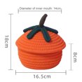 thumbnail image 3 of Cesta Calabaza Tejida Halloween Con Tapa para Aperitivos (S), 3 of 4