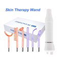 thumbnail image 2 of Dual-Function Red & Purple Light High-Frequency Electrolysis Beauty Device - Acne Treatment & Skin Care Tool with ABS & Bulb Material, White Color, 3 Plug Options, 29.8*19*6cm Package, 600g Weight,, 2 of 6