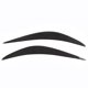 thumbnail image 2 of Pegatina de Cejas de Faros, 2 piezas/set resistente al desgaste cubierta de cejas de faro fácil para el faro para el reemplazo del automóvil para Q50 2014-2019, 2 of 7