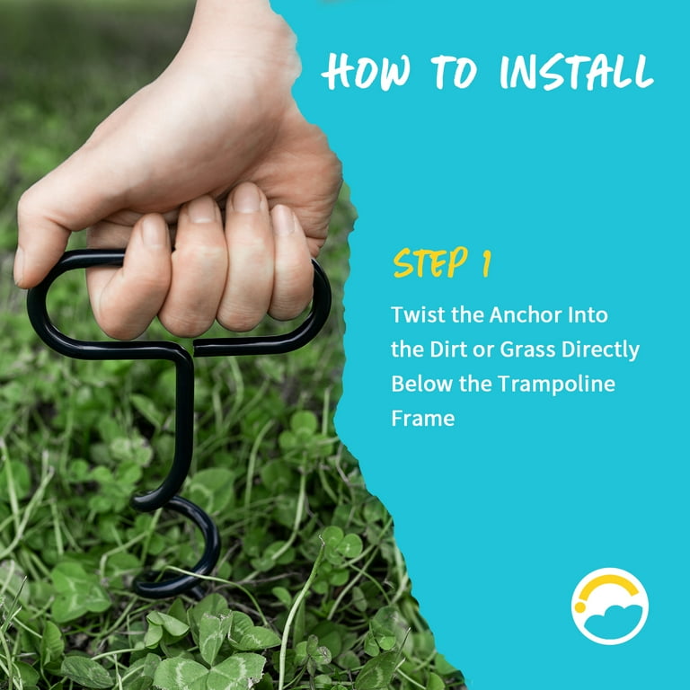 Trampoline wind anchor hot sale kit