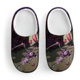 thumbnail image 3 of Pig Invader Zim Kid's Cotton Slippers Winter Warm Soft Plush Slippers with Rubber Sole Non-Slip Indoor Outdoor Slip on Shoes Fluffy House Slippers For Boys Girls Teen, 3 of 8