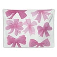 thumbnail image 5 of Autua Pink Bows Tapestry Wall Hanging Unique Style Home Decor 60x50inch, 5 of 6