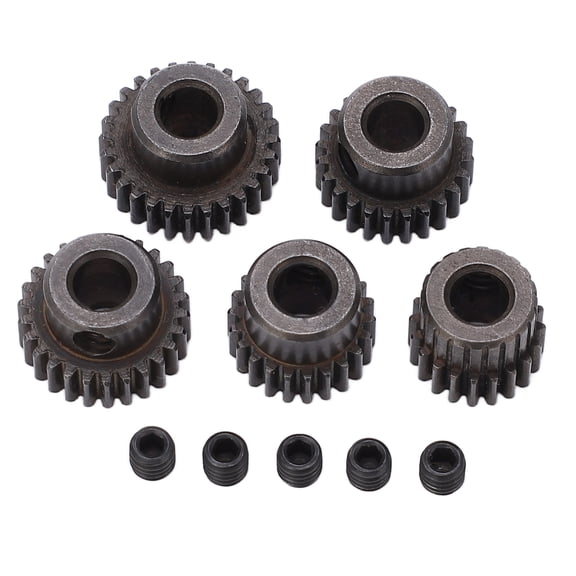 5PCS 48DP Motor Gear 5mm Shaft Hole 20T 22T 24T 26T 28T Pinion for Monster 1/10 RC Truck