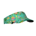 thumbnail image 2 of Daiia Hello Summer Pattern Sport Sun Visor Hats Visor Cap Adjustable Empty Top Baseball Cap Cotton Ball Caps for Women and Men, 2 of 8
