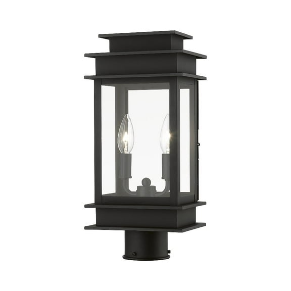 Livex Lighting - Princeton - 2 Light Medium Outdoor Post Top Lantern In Classic