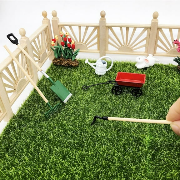 LABSERRON 5 Pieces Miniature Gardening Landscape For Indoor Decoration 1.38X0.79X0.79in