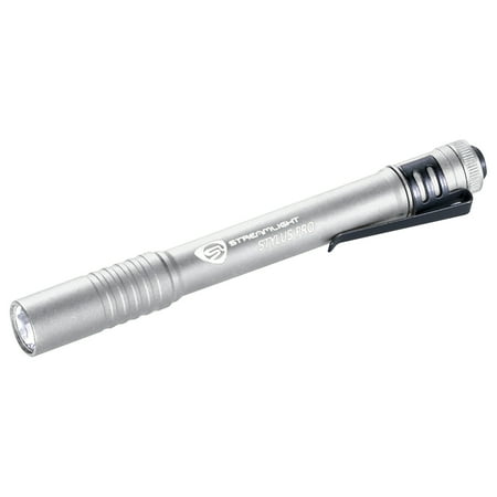 Streamlight Stylus Pro 90 Lumen LED Penlight/Flashlight, Silver -