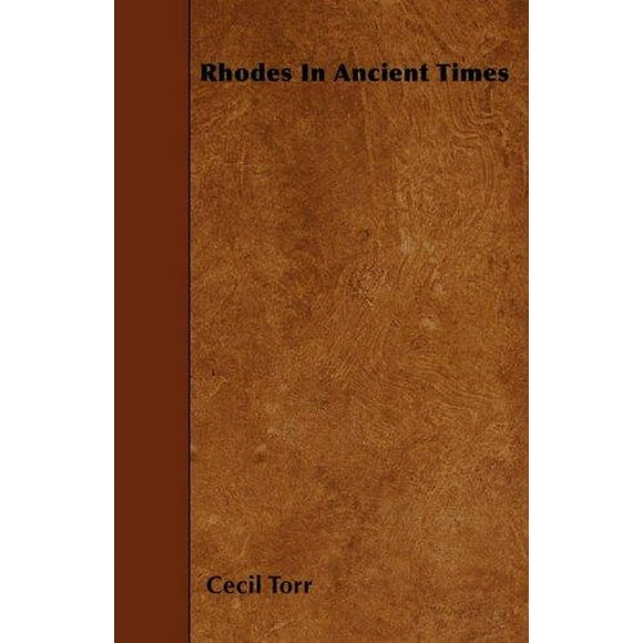 Rhodes dans les Temps Anciens