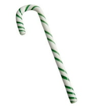 Kosta Boda Polka Crystal Glass Candy Cane Swizzle Stick - Green Stripe