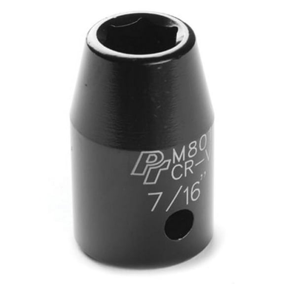 Performance Tool M801 1/2" Dr. 6Pt. Impact Socket 7/16"