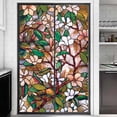 thumbnail image 3 of Adhesivo de vidrio estático de PVC Magnolia (45*200 cm), película para ventana sin pegamento, flores para ventana de vidrio extraíbles, baño y cocina, 3 of 5