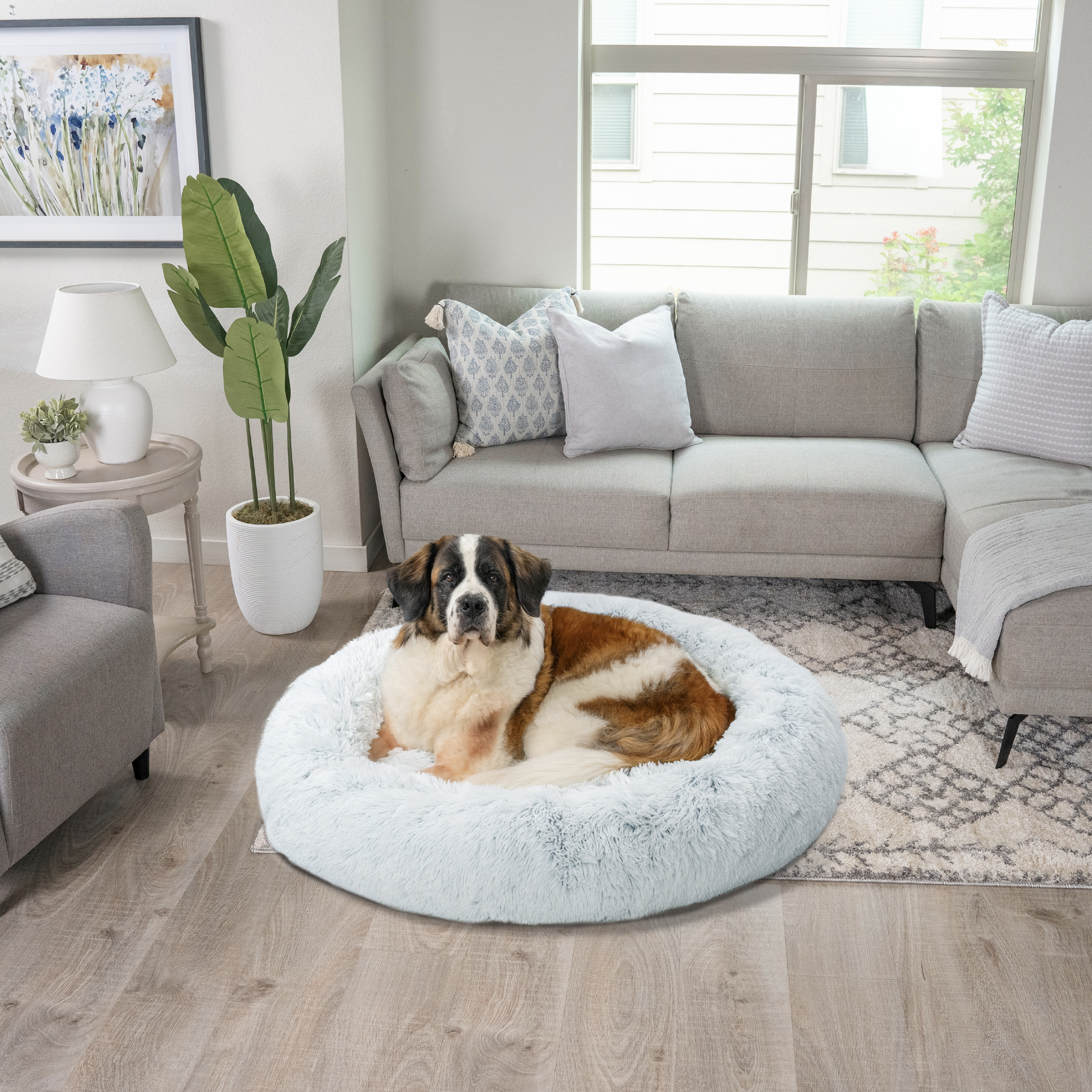 Best Friends by Sheri Original Calming Donut Dog Bed photo 7