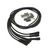 Wires, 6 cyl British Univ 7MM 180 Deg black