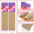 thumbnail image 3 of Girls Knee High Socks Cotton Cartoon Animal Pattern Long Boot Warm Socks For Kids 6 Pairs, 3 of 6