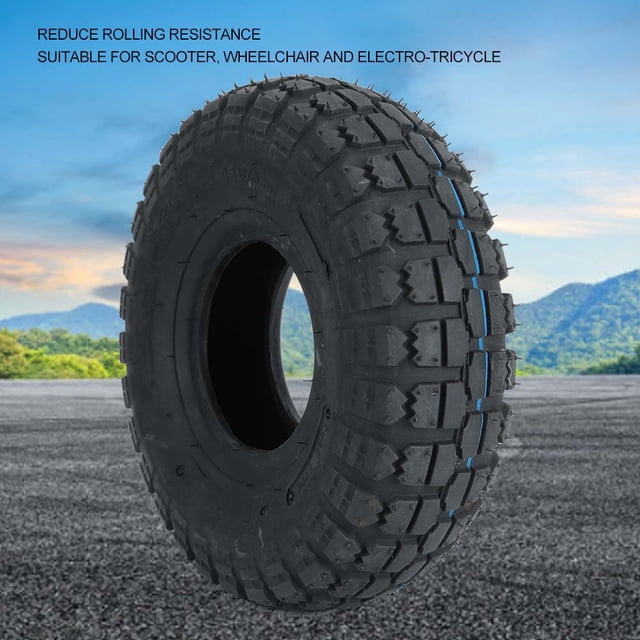 Neumático De 4,10 3,50 4 10 Pulgadas, Patrón Grueso Profundo Con Buen Agarre, Procesamiento De Moldes Para Scooter, Silla De Ruedas, Electrotriciclo