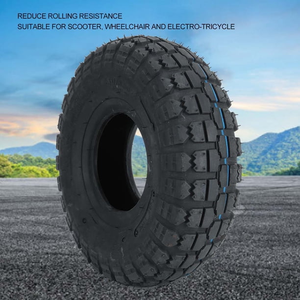 Neumático De 4,10 3,50 4 10 Pulgadas, Patrón Grueso Profundo Con Buen Agarre, Procesamiento De Moldes Para Scooter, Silla De Ruedas, Electrotriciclo