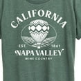thumbnail image 3 of Instant Message - California Napa Valley Hot Air Balloon - Women's Short Sleeve Graphic T-Shirt, 3 of 6