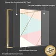 thumbnail image 2 of Full House 3 Panels Framed Canvas Wall ArtOil Paintings - Gold Glitter Hello - Aesthetic Prints for Living Room Bedroom Office, 2 of 5