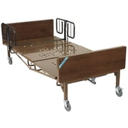 Drive Medical Full Electric Heavy Duty Bariatric Hospital Bed, with 1 Set of T Rails