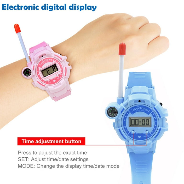 Amerteer 2 Pack Kids Walkie Talkies Watches for 3 12 Year Old