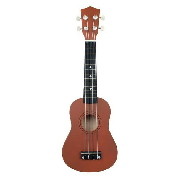 Ukelele soprano acústico de color de 21 pulgadas, tilo, Uke, Musical portátil