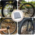 thumbnail image 5 of Bike Spoke Reflectors [36 Pieces] - 360° Visibility and Easy Mounting - Bicycle Spoke Reflectors Made of Reflective Material Fit for Mountain and Road Bikes (1.9-2.4mm), 5 of 7