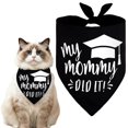 thumbnail image 2 of Graduation Season Pet Graduation Printed Dog Scarf Graduation Memorial Towel For Puppy Costume Decor, 2 of 5