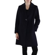 Via Spiga Womens Wool Collared Walker Coat