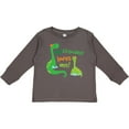 thumbnail image 3 of Inktastic Grandma Loves Me Grandchild Dinosaur Boys Long Sleeve Toddler T-Shirt, 3 of 5