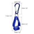 thumbnail image 2 of Uxcell Glove Keeper Gloves Grabber Clips Holder Hanger for Helmets, Blue 2 Pack, 2 of 5