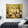 thumbnail image 6 of Stray Kids Wall Tapestry Cartoon Poster Wall Hanging Tapestry for College Dorm Living Room Bedroom Decoration 59x59 Inch, 6 of 7