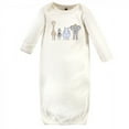 thumbnail image 4 of Hudson Baby Infant Boy Cotton Long-Sleeve Gowns 3pk, Royal Safari, Preemie, 4 of 4